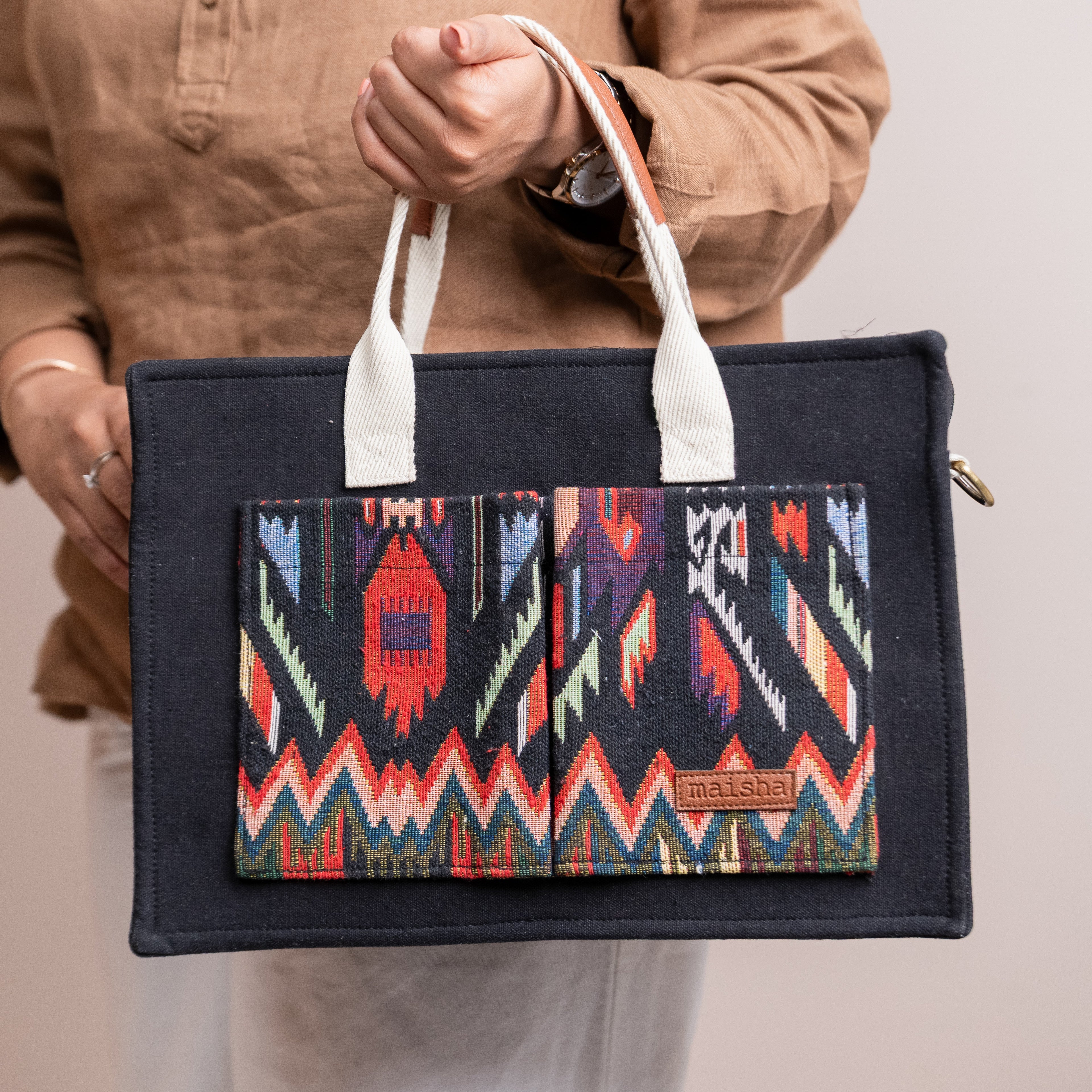 Tribal Weaves Canvas Tote Bag