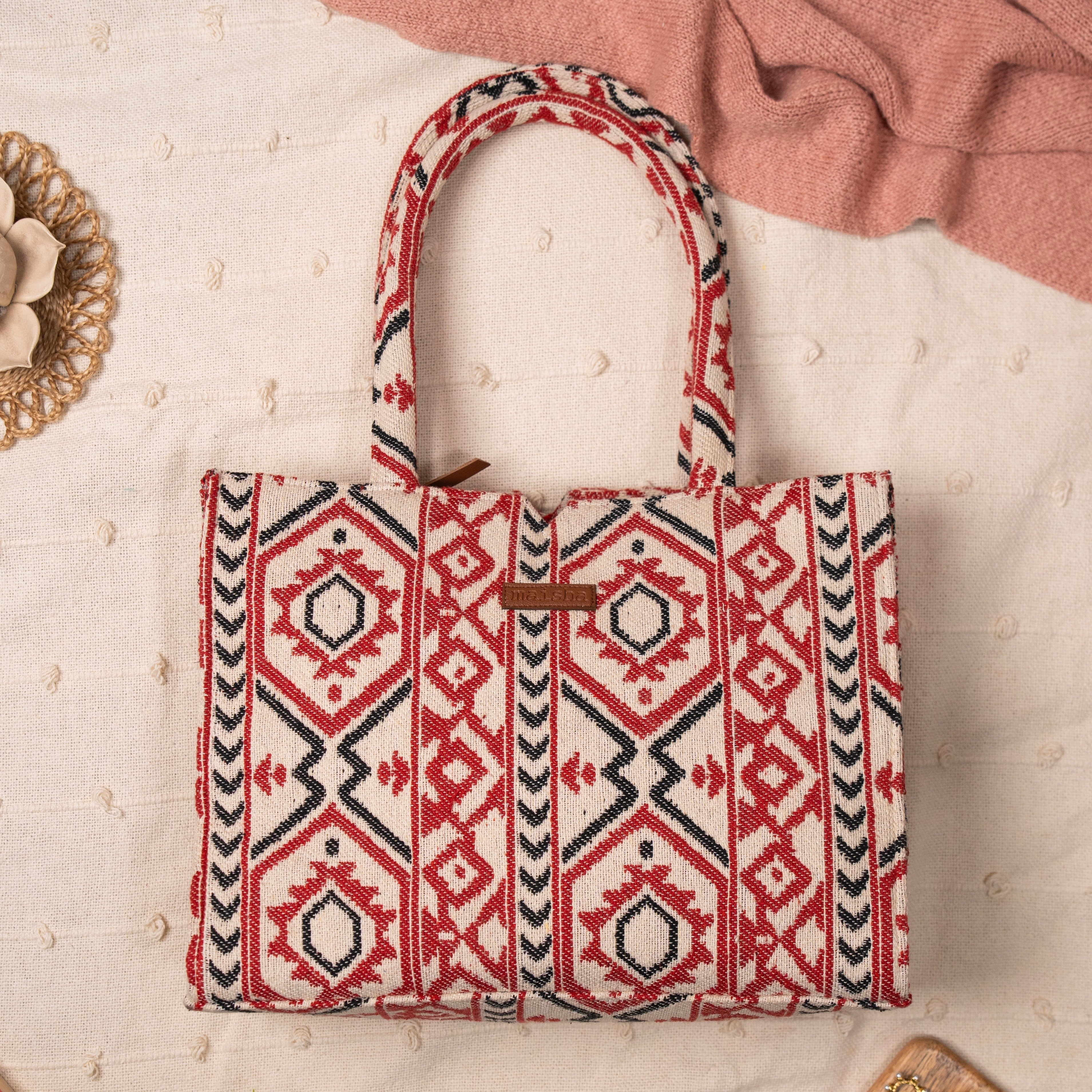 Crimson Charm Box Bag (LARGE)