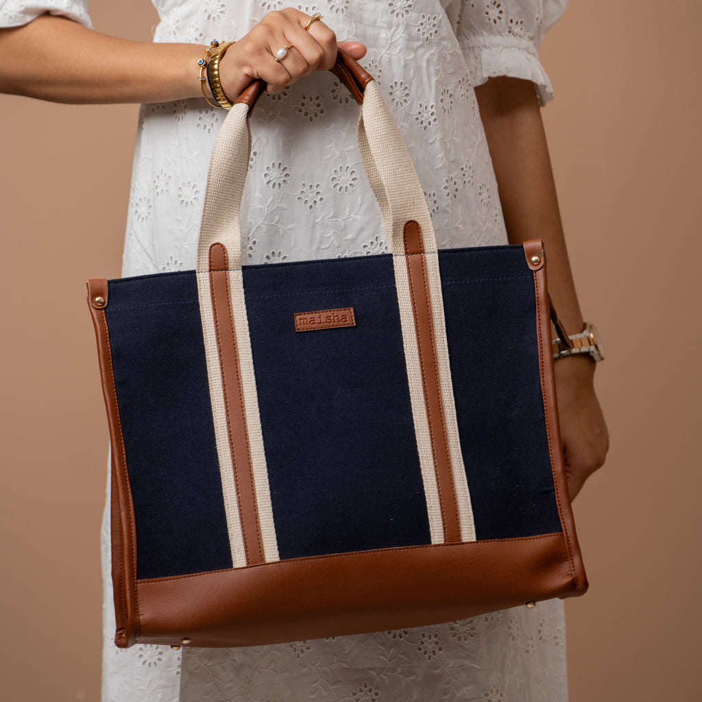 Ink Canvas Office Tote Bag