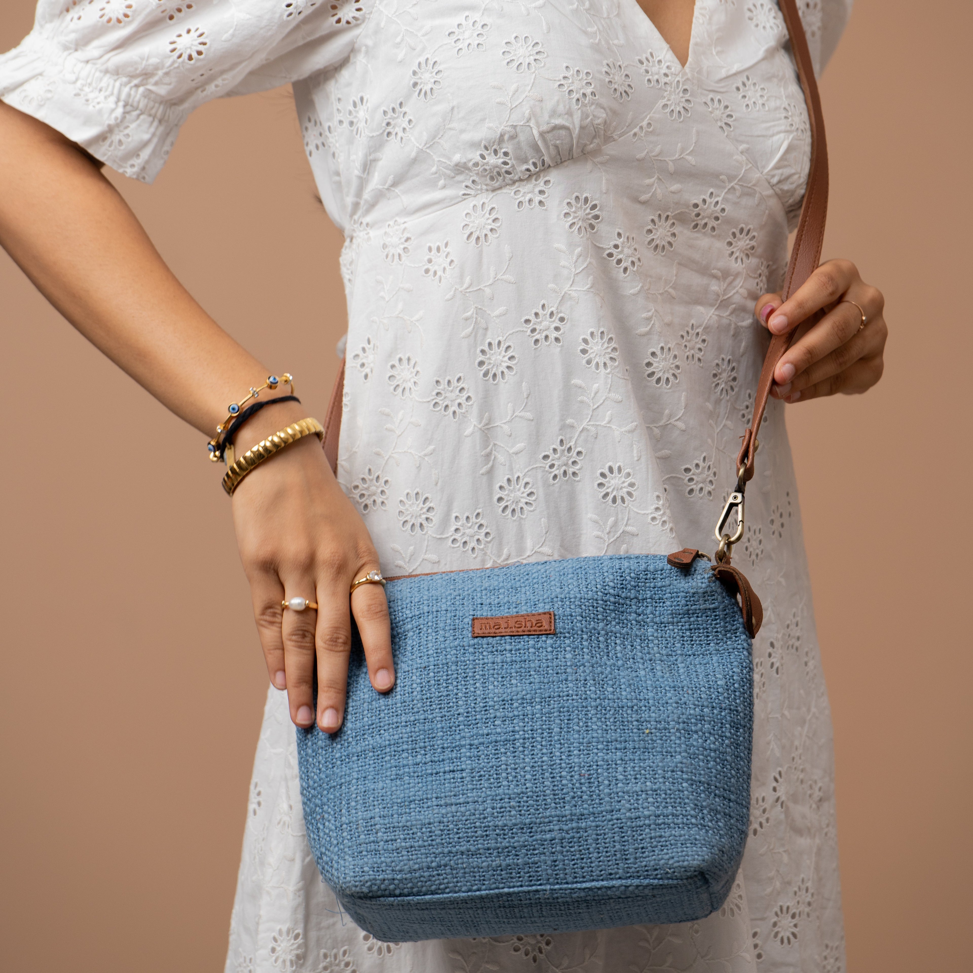 Blue Breeze Pouch / Sling Bag
