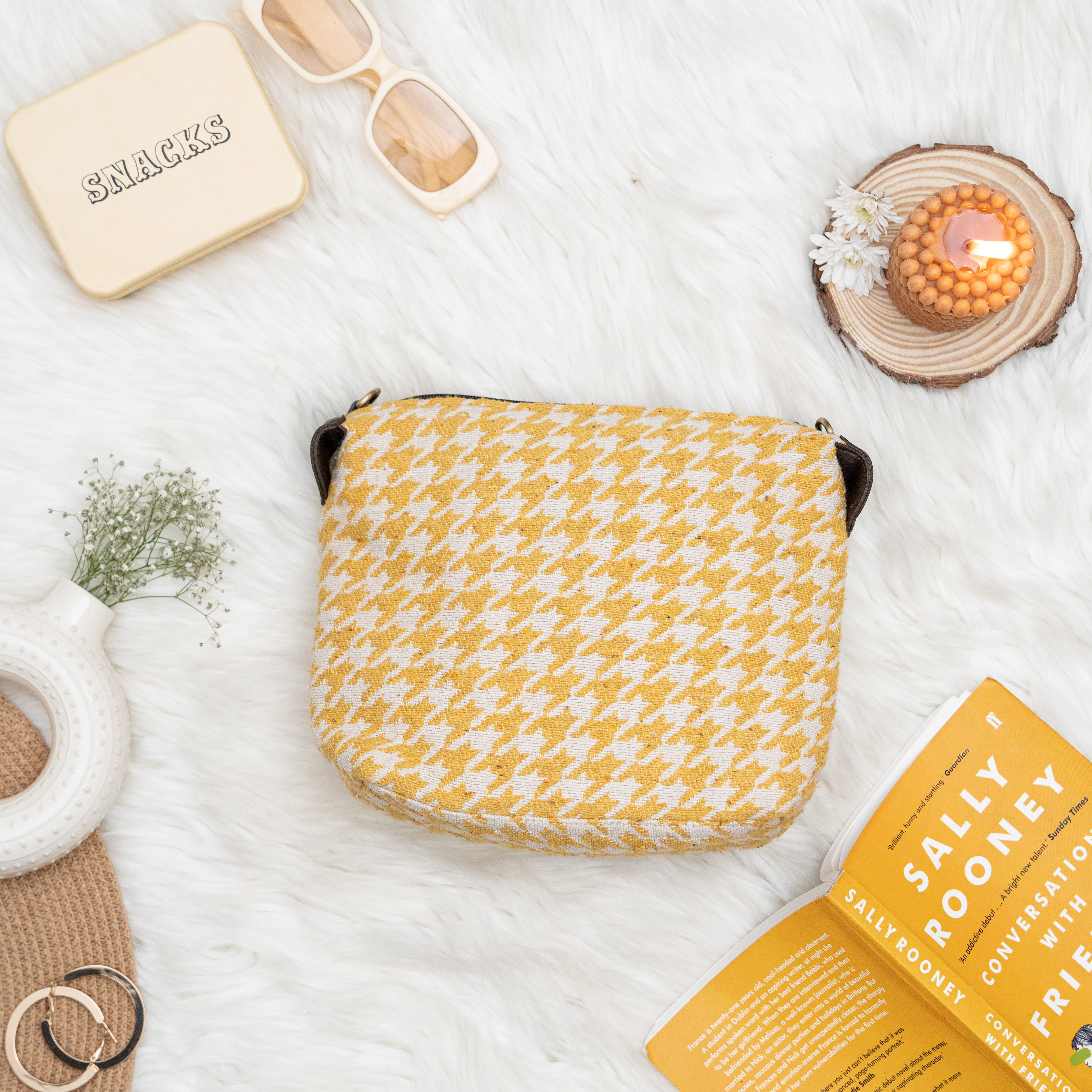 Lemon Poptart Pouch / Sling Bag