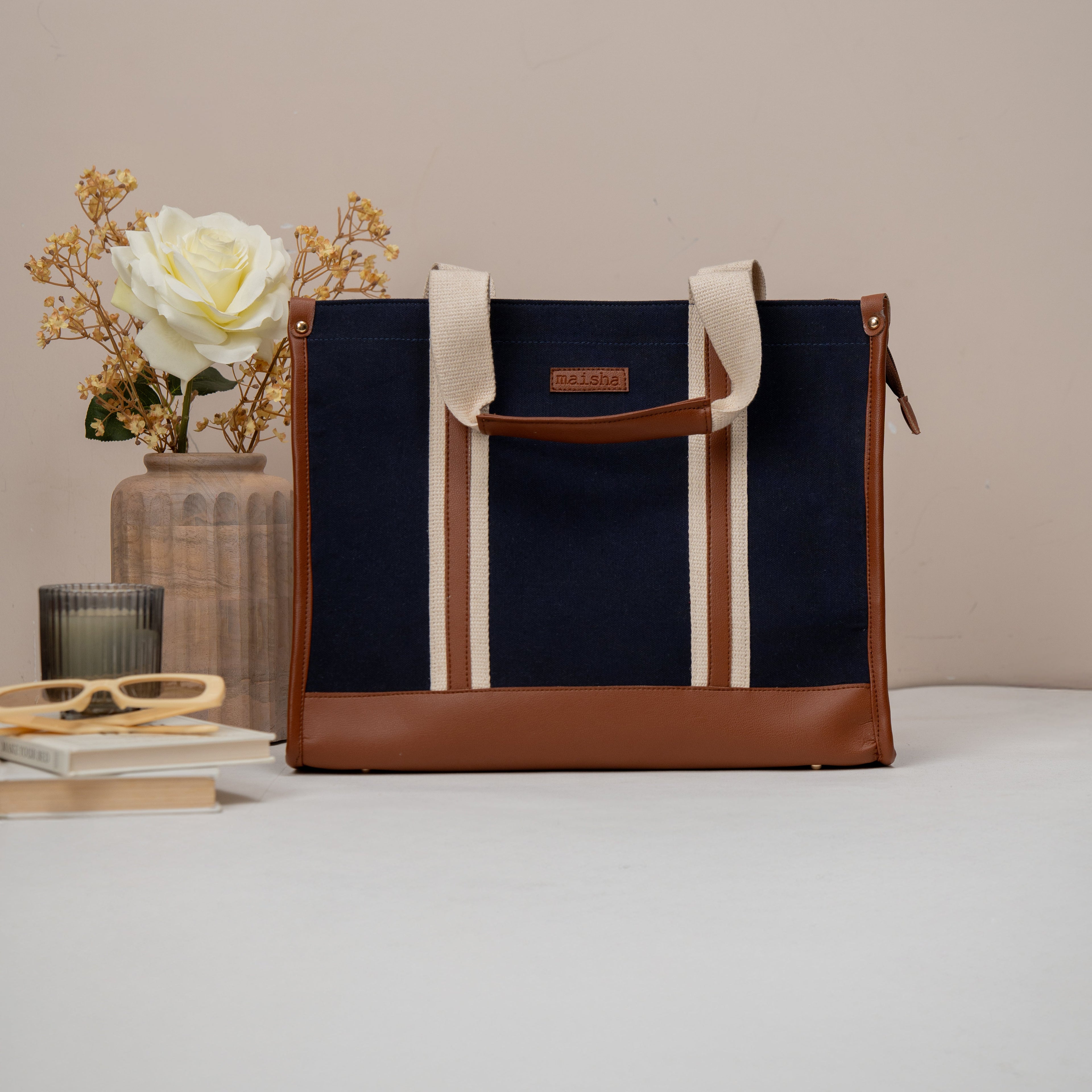 Ink Canvas Office Tote Bag