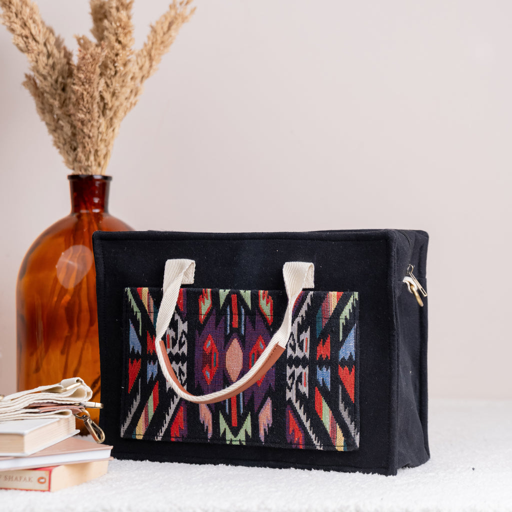 Tribal Weaves Canvas Tote Bag