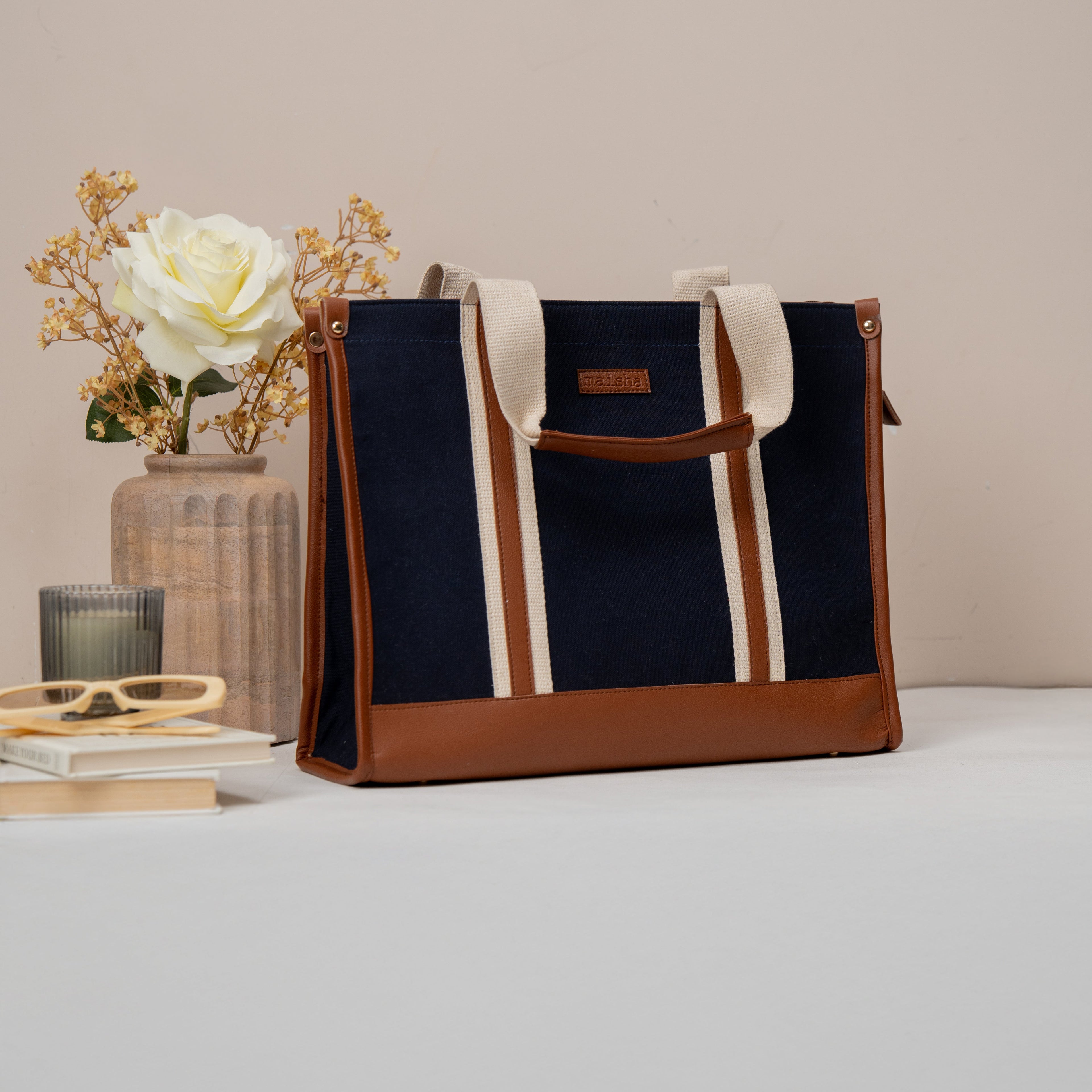 Ink Canvas Office Tote Bag