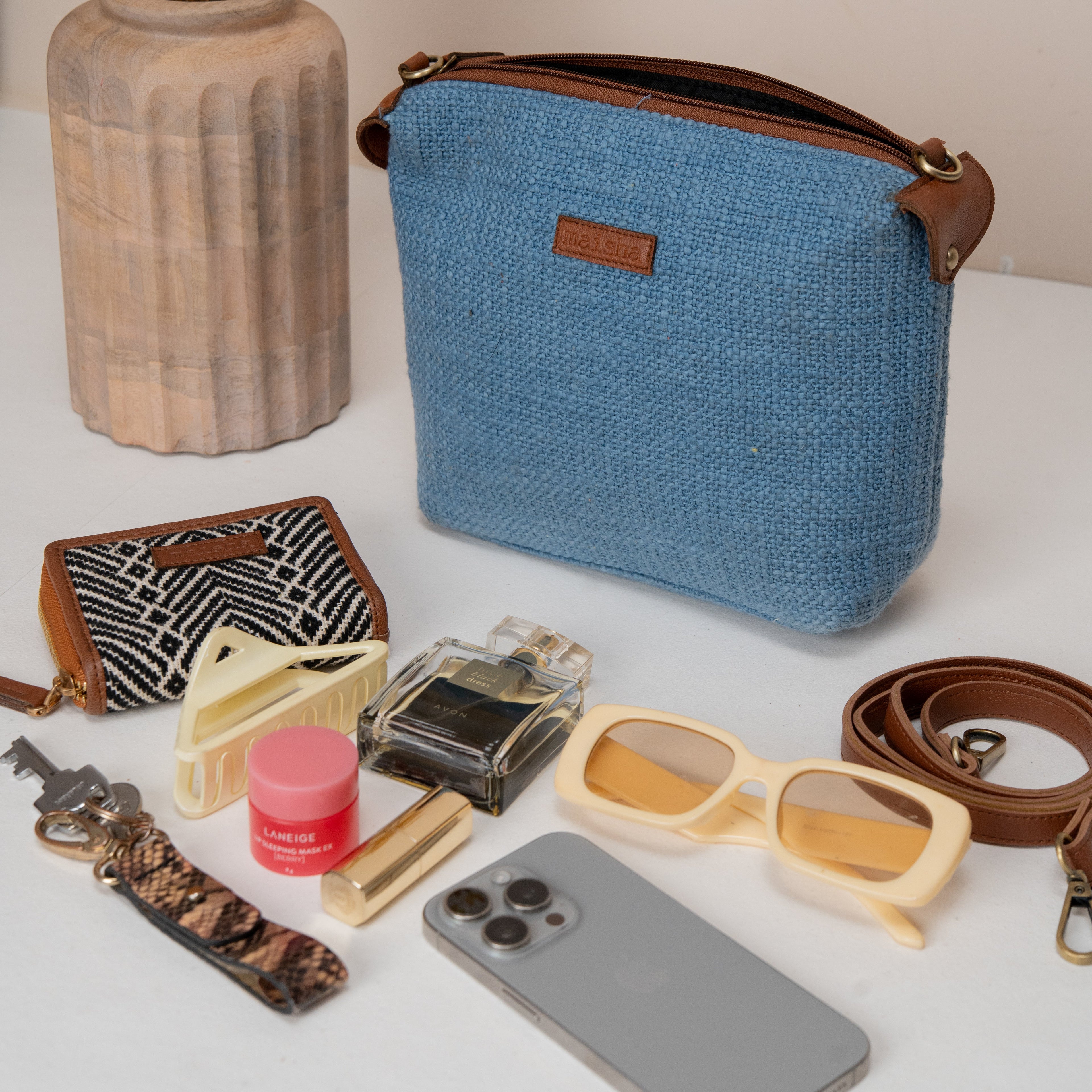 Blue Breeze Pouch / Sling Bag