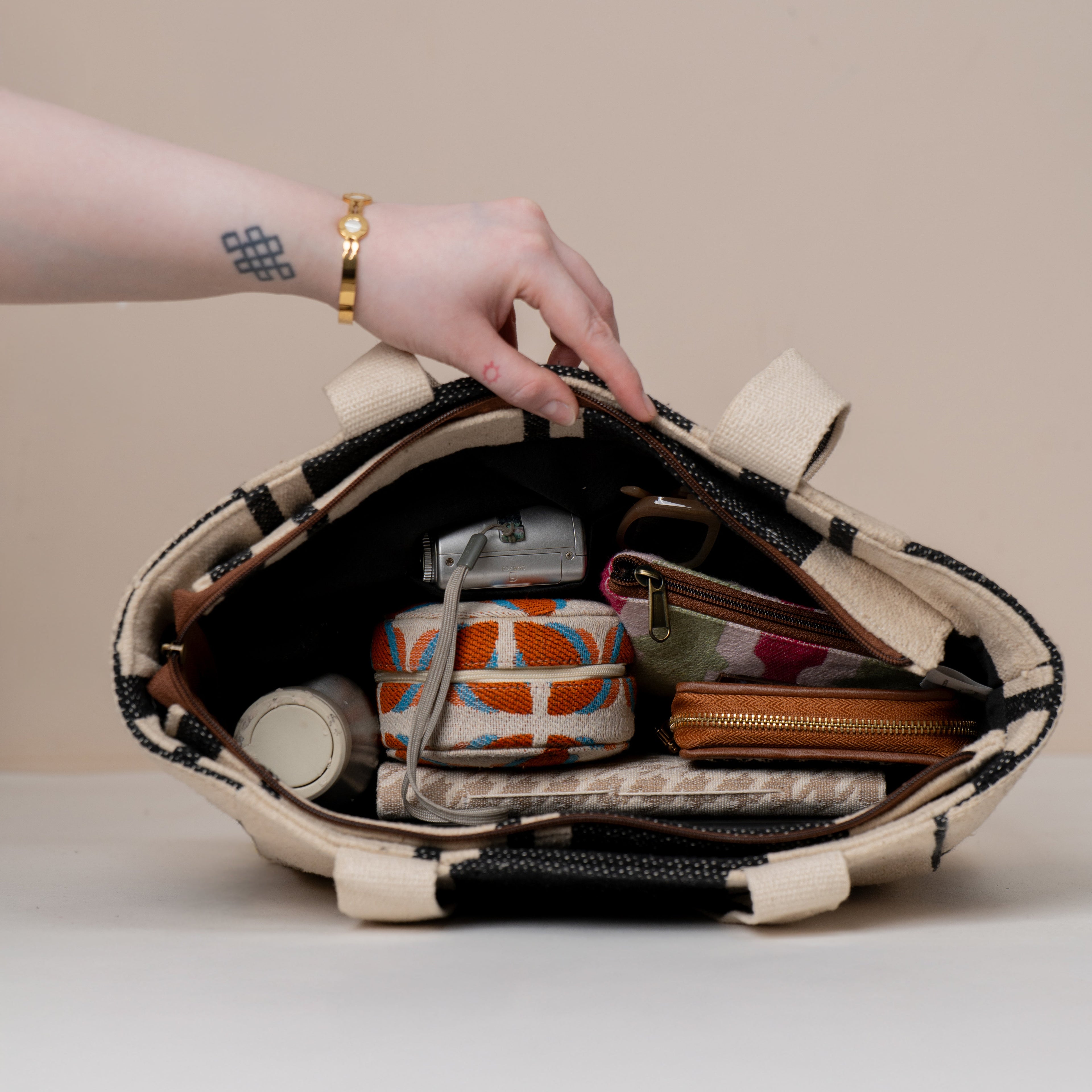 Monochrome Muse Utility Bag