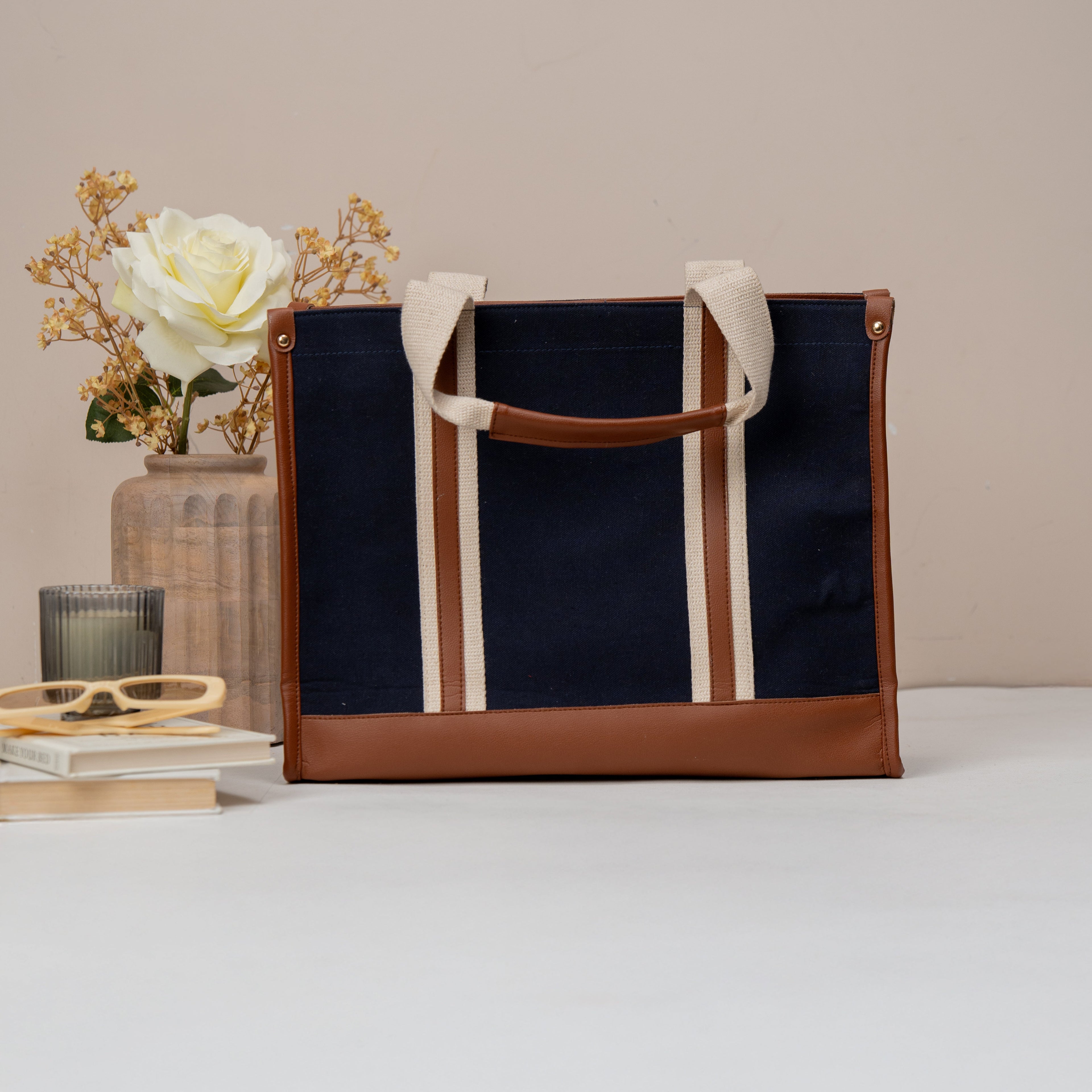 Ink Canvas Office Tote Bag