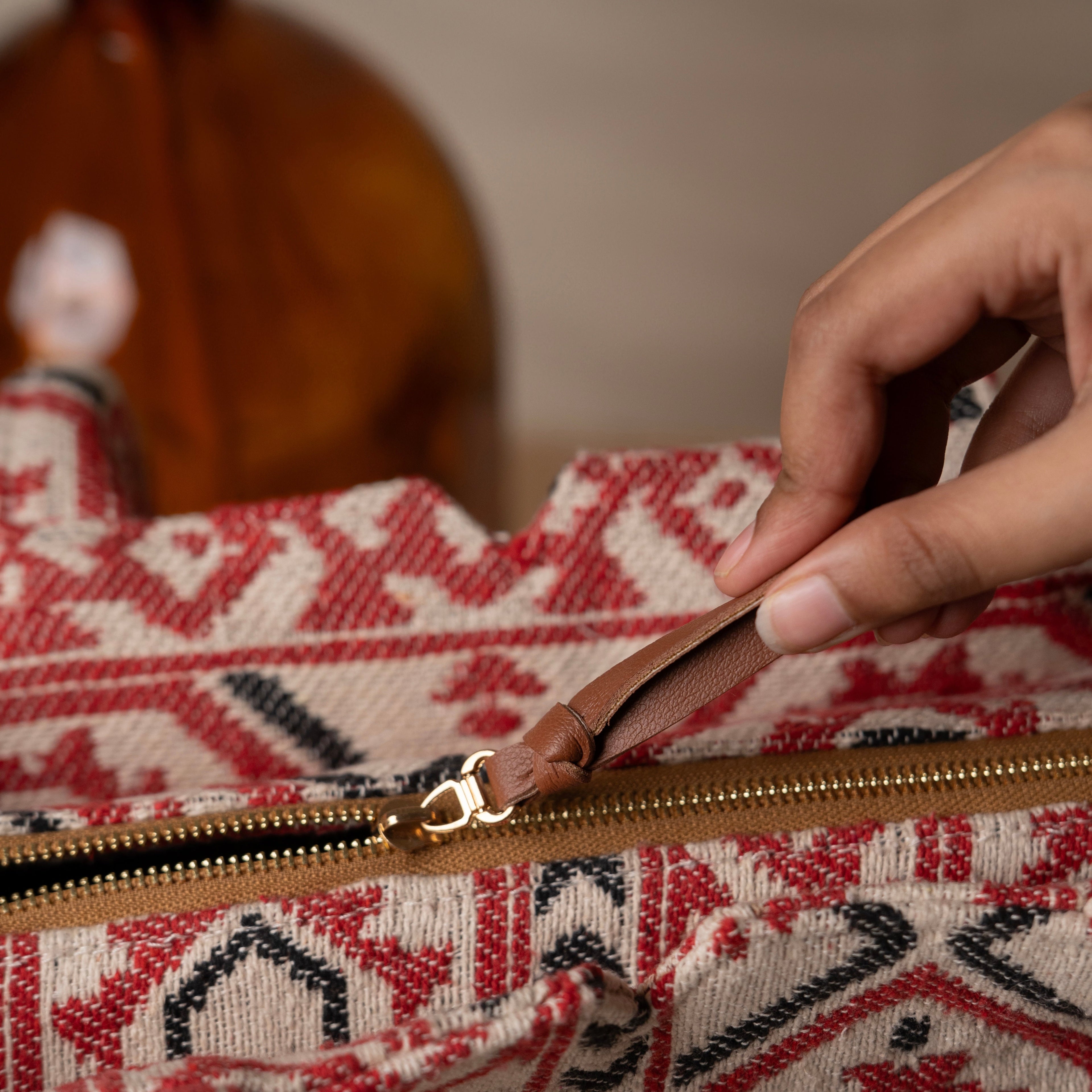 Crimson Charm Box Bag (LARGE)