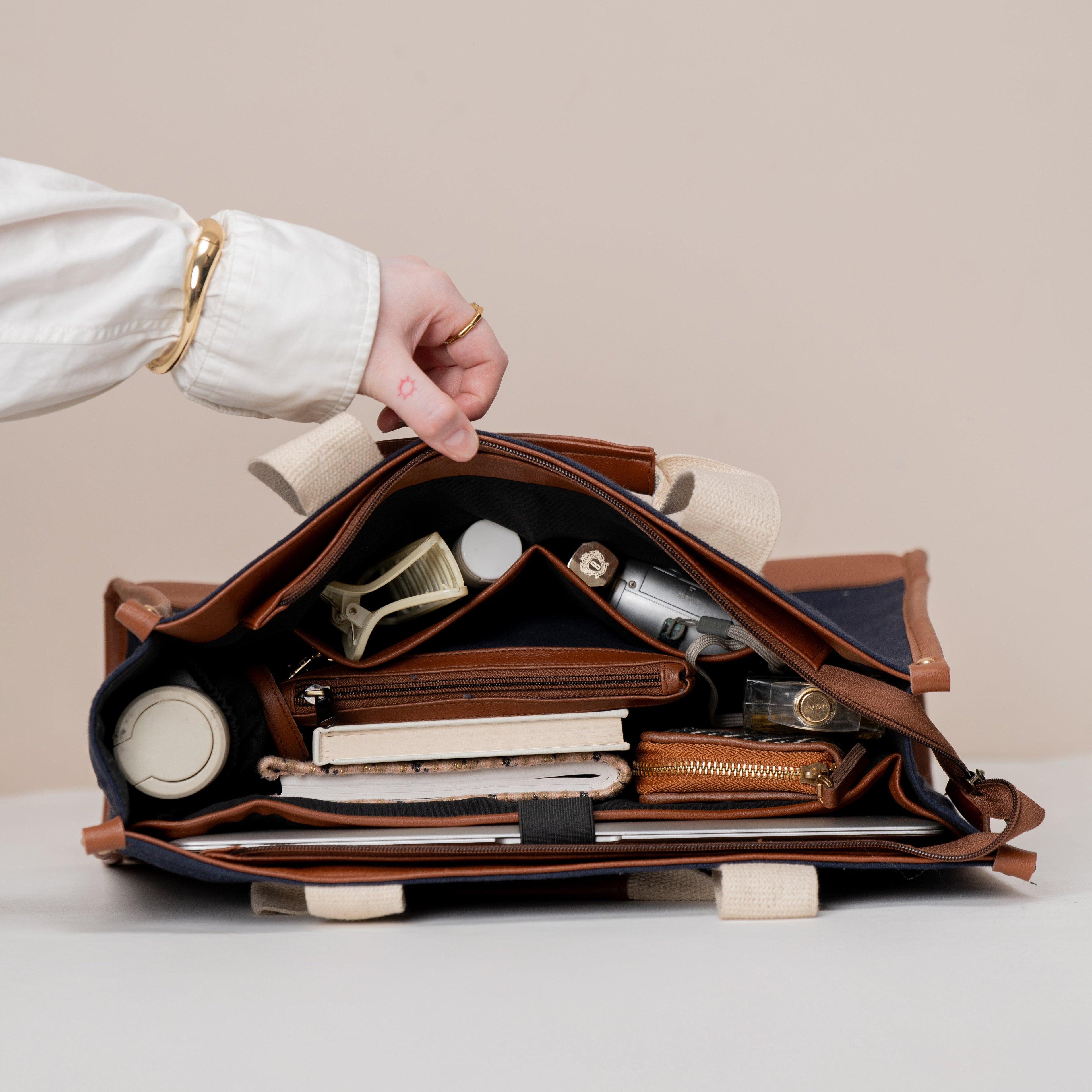 Ink Canvas Office Tote Bag