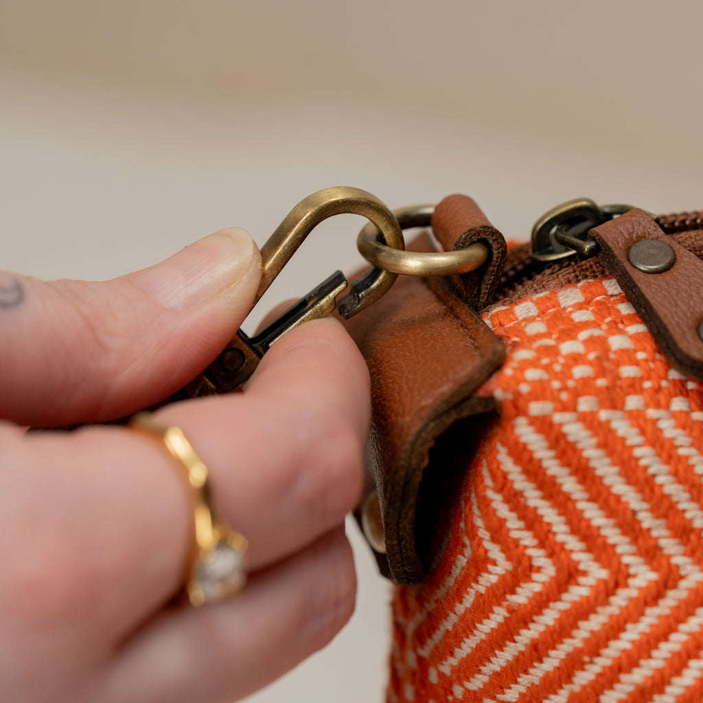 Tangerine Twist Pouch / Sling Bag