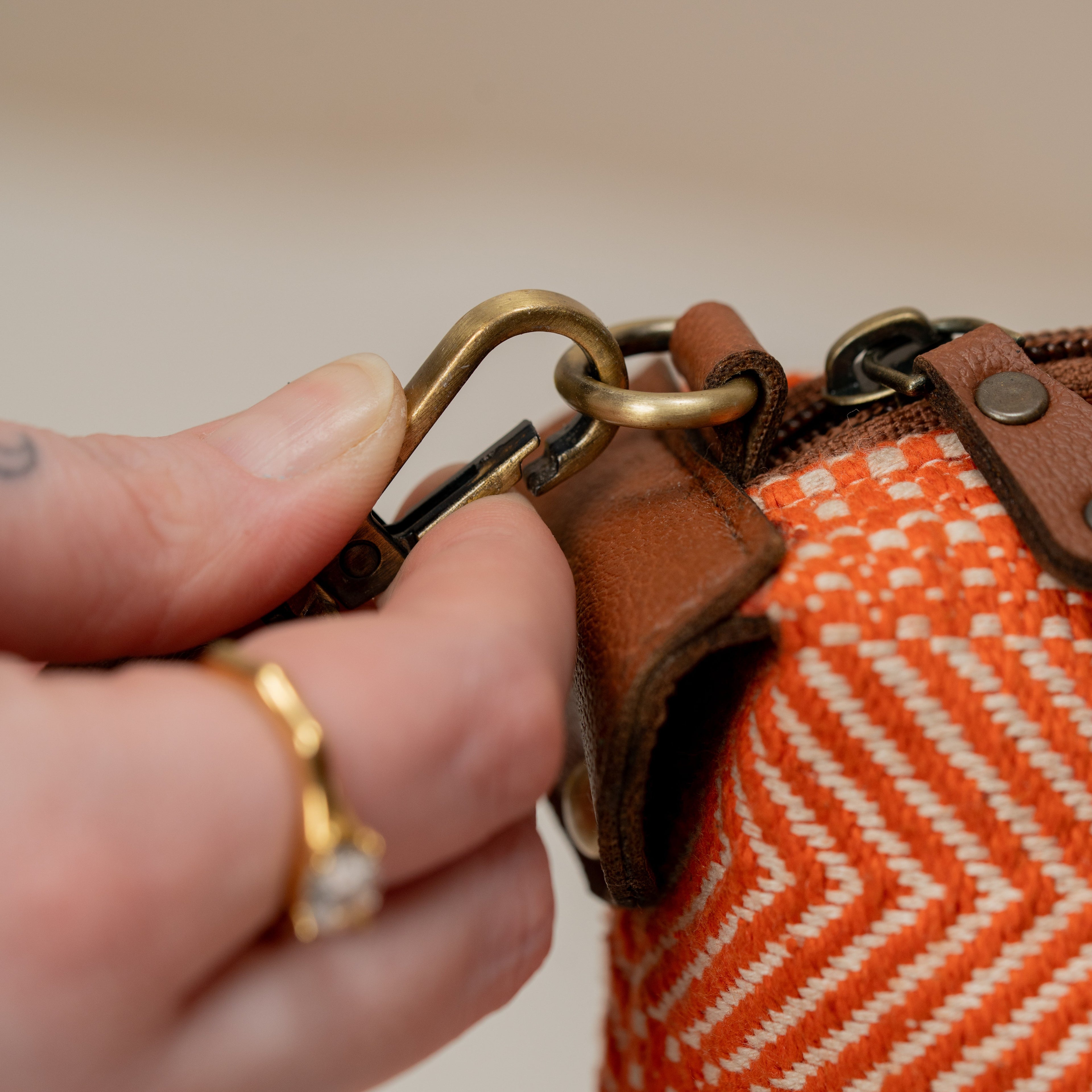 Tangerine Twist Pouch / Sling Bag