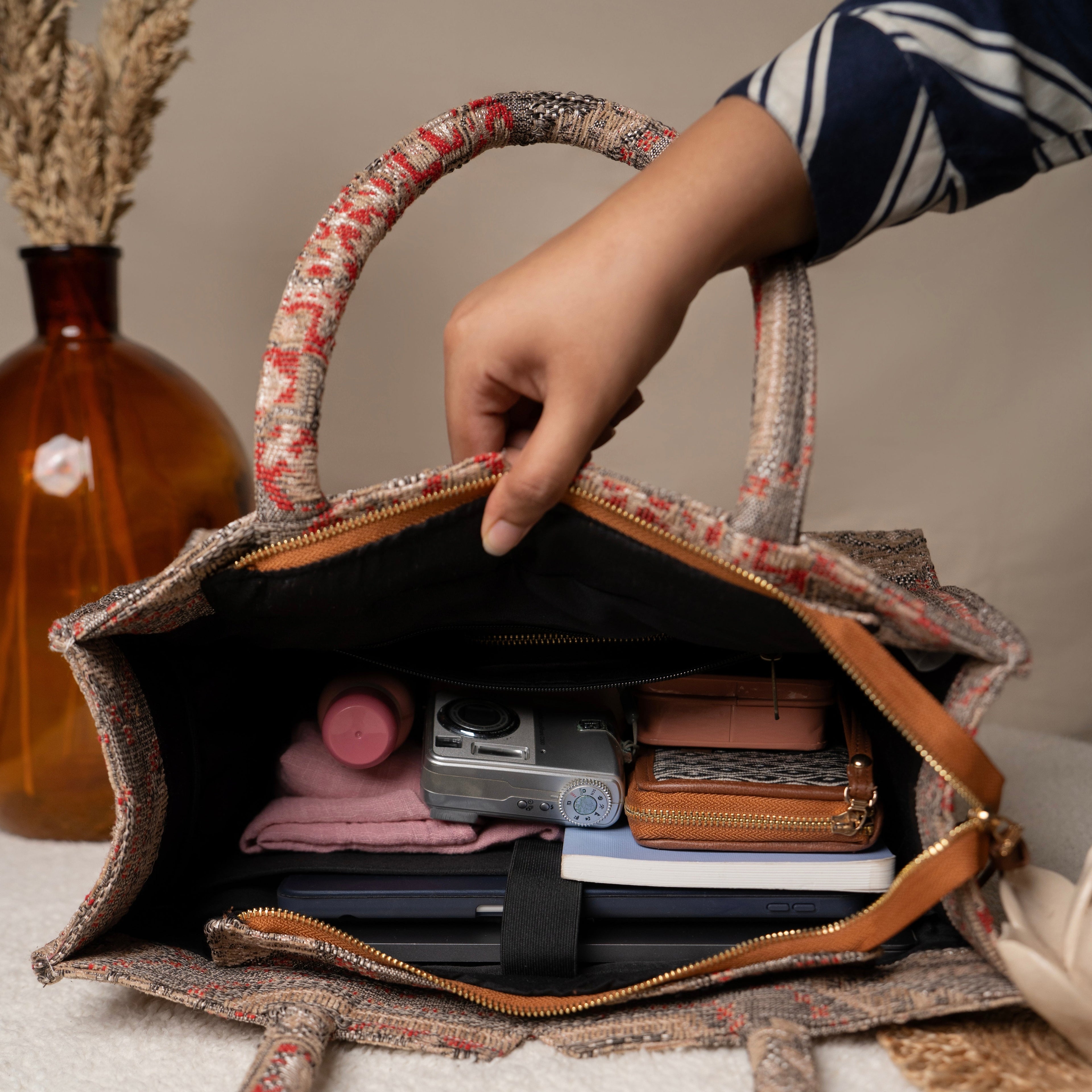 Vintage Hues Large Box Bag (LARGE)