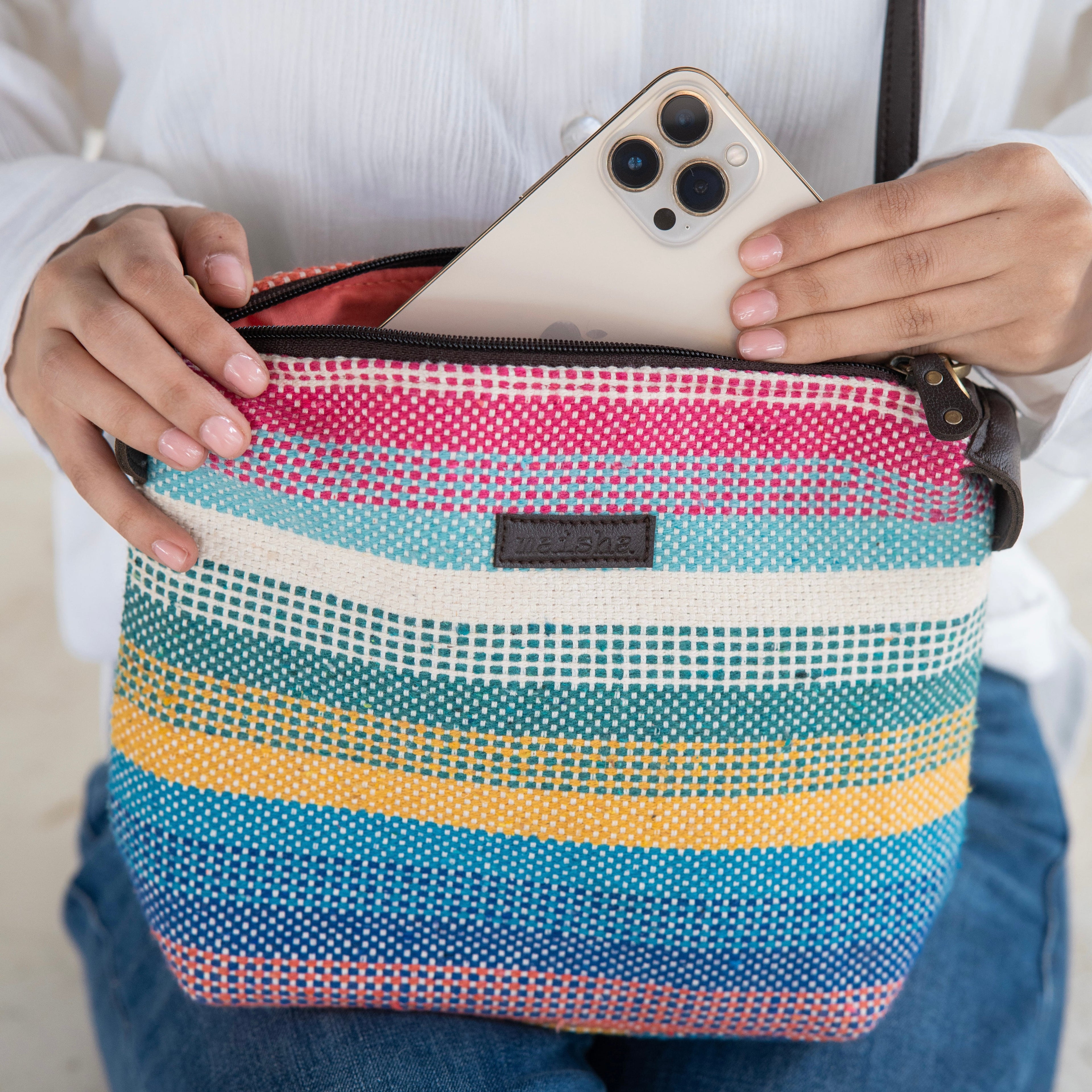 Colourful Remix Pouch / Sling Bag