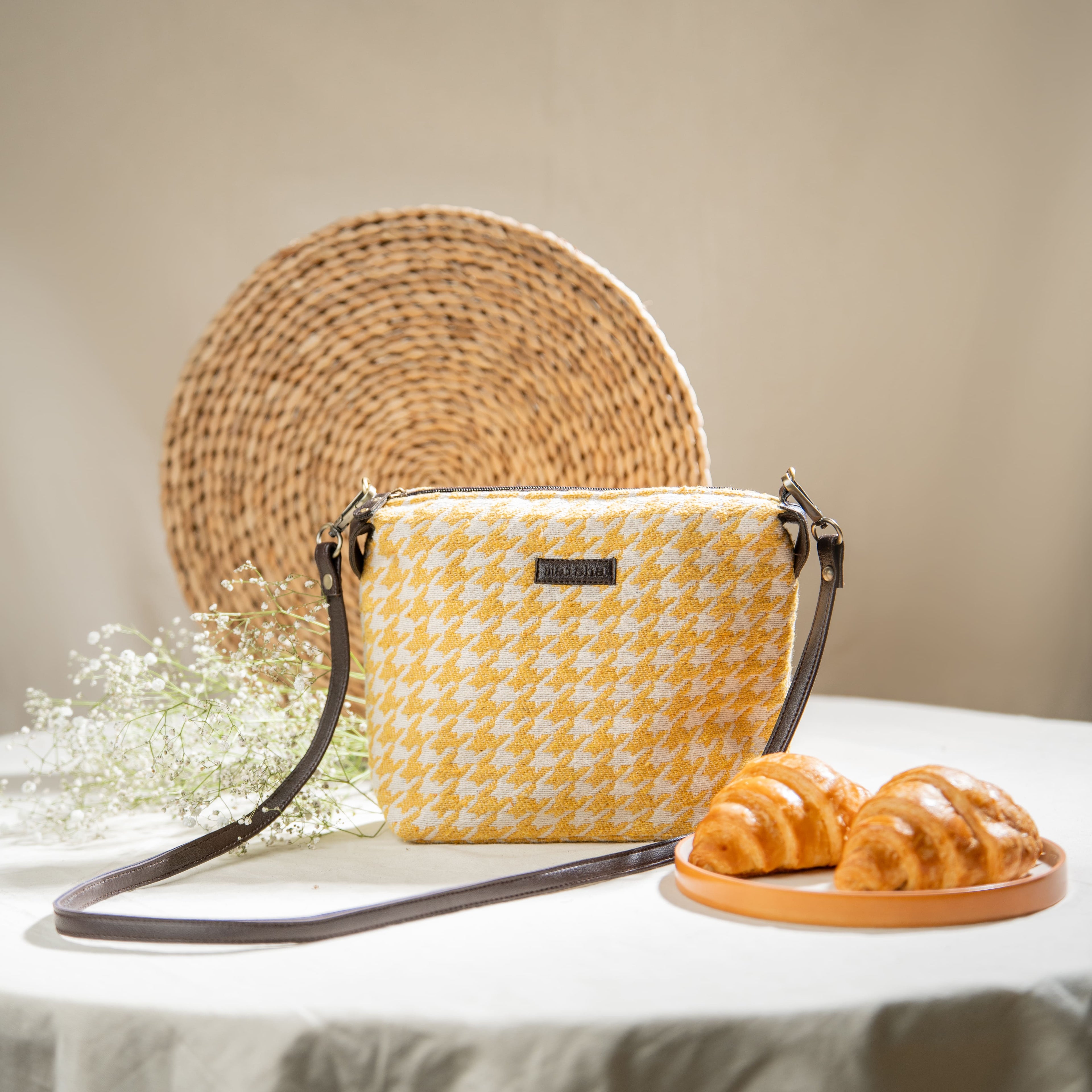 Lemon Poptart Pouch / Sling Bag