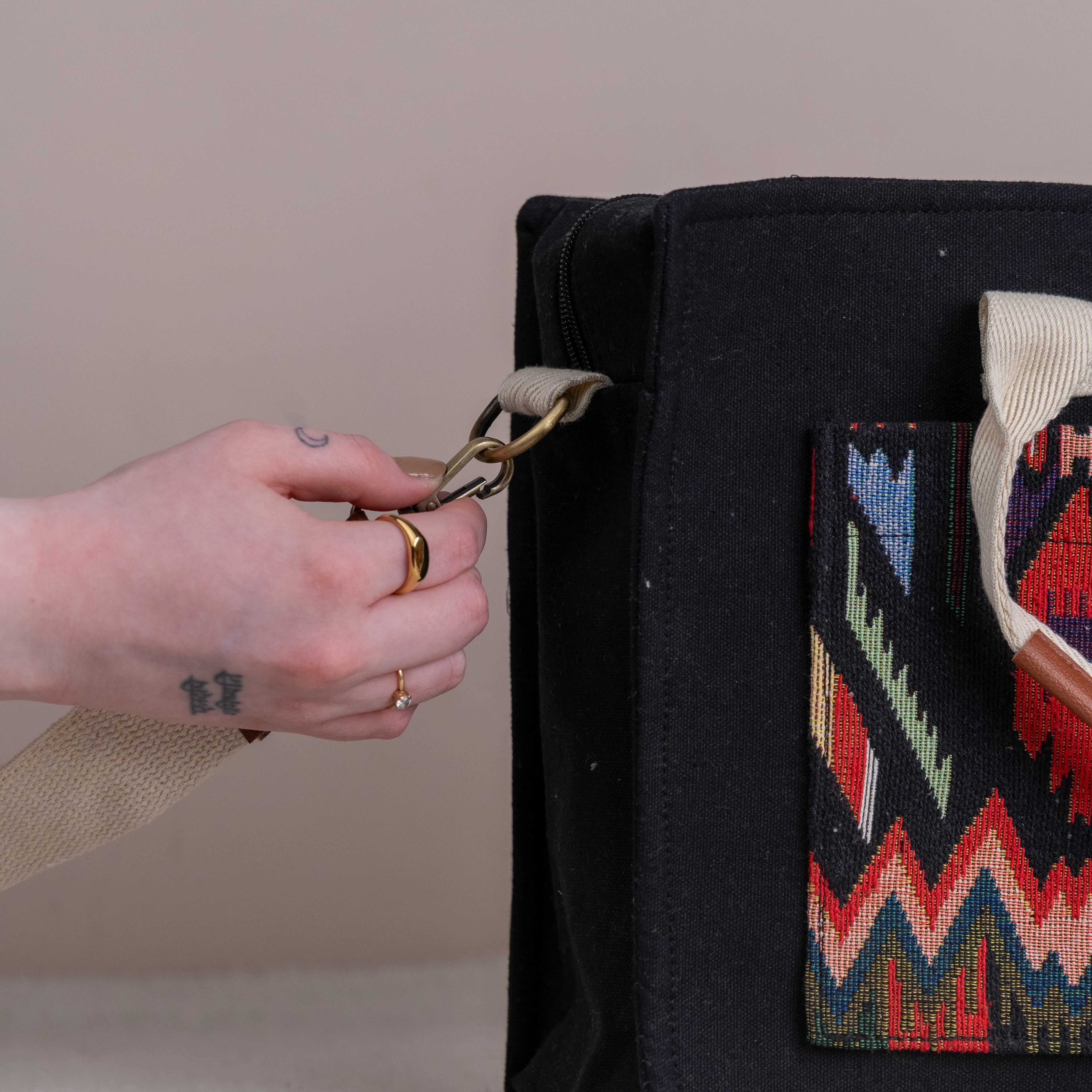 Tribal Weaves Canvas Tote Bag